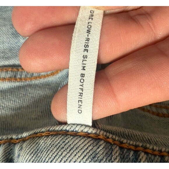 Rag & Bone Dre Jeans Womens 25 Low Rise Slim Boyfriend Slouchy Distressed Denim - Picture 5 of 11